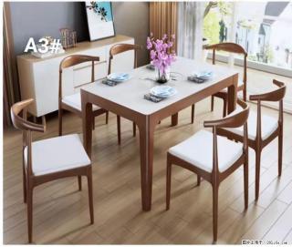 T08高级长方桌，胡桃色  1.35米带炉一桌四椅650元，现货11套。 - 哈尔滨28生活网 hrb.28life.com